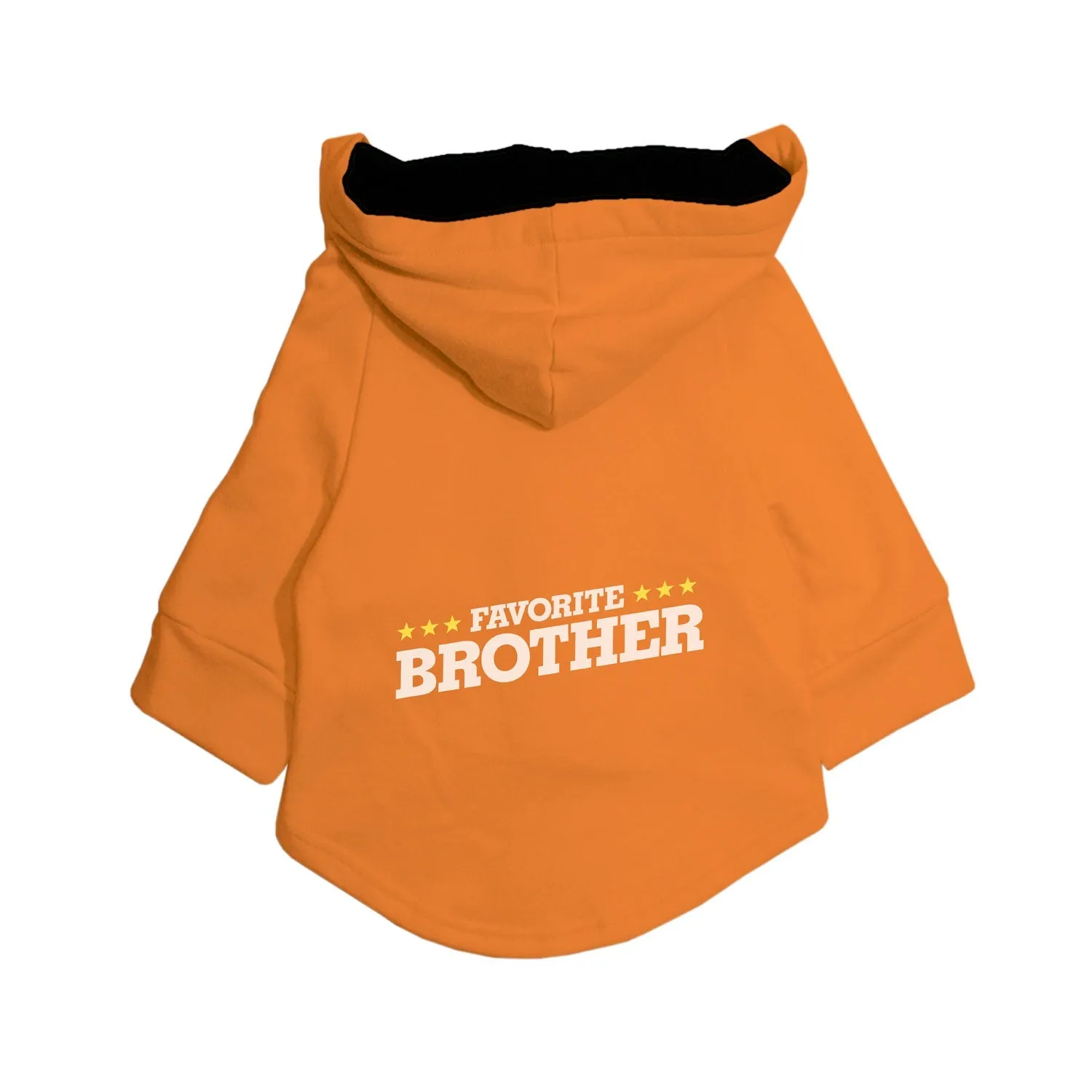 "Favourite Brother" Printed Dog Hoodie Jacket