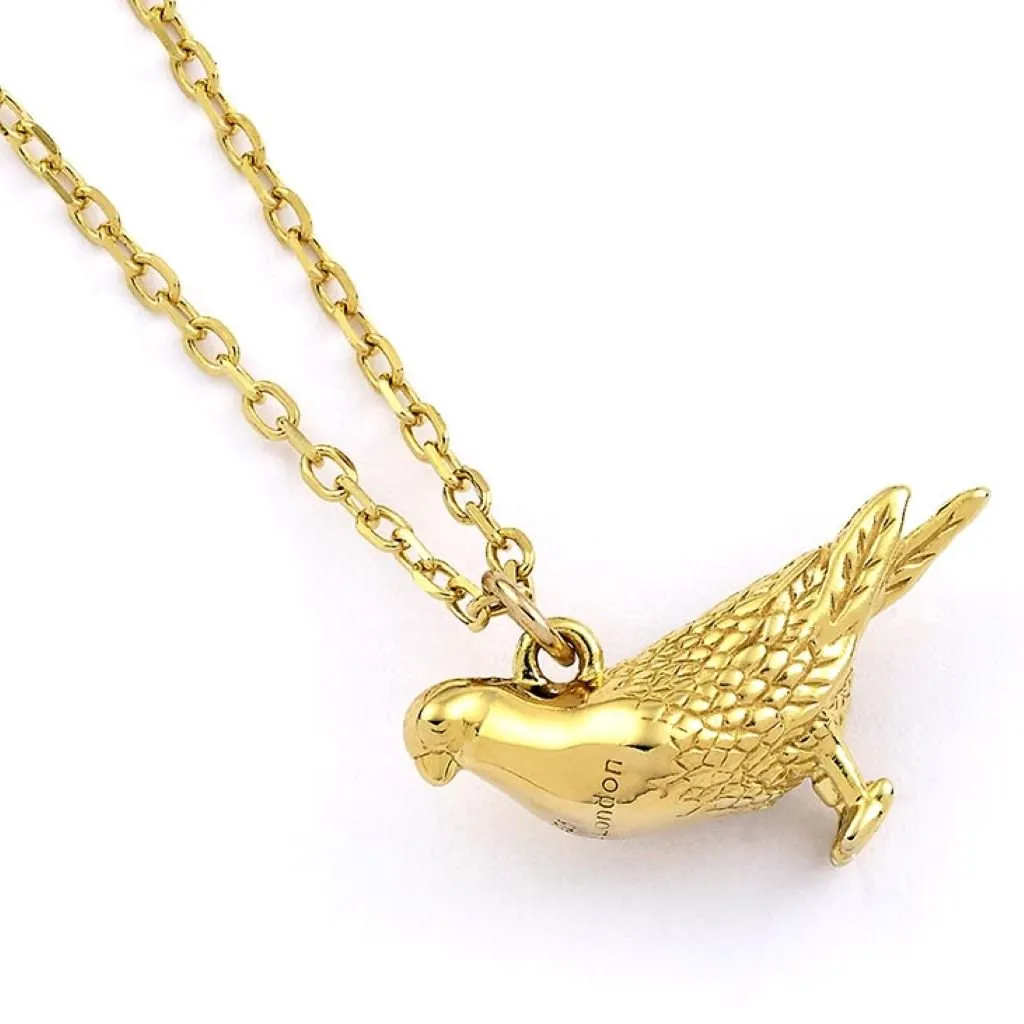 Racing Pigeon Gold Necklace - Personalised