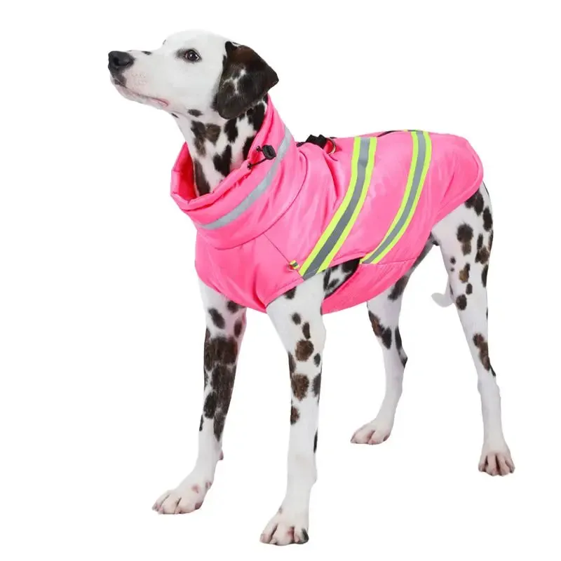 Reflective Winter Warm Dog Jacket: Windproof and Waterproof Vest Coat for Small and Large Dogs - Perfect Golden Labrador and French Bulldog Clothes