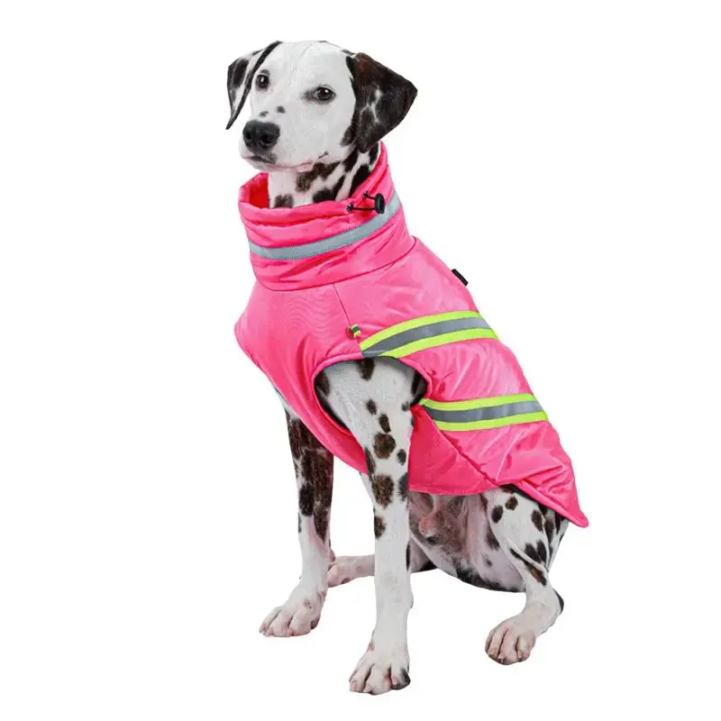 Reflective Winter Warm Dog Jacket: Windproof and Waterproof Vest Coat for Small and Large Dogs - Perfect Golden Labrador and French Bulldog Clothes