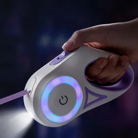 Retractable Dog Leash with LED Light – 5M Tangle-Free, Night Walks Safe