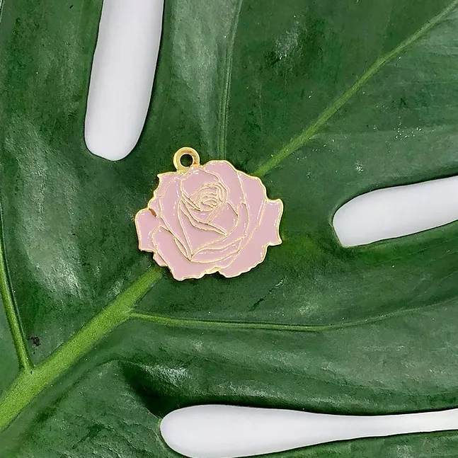 Rose Pet ID Tag (Custom/Drop-Ship)