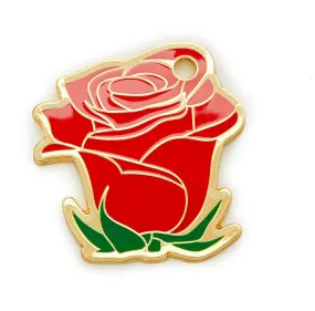 Rose Pet ID Tag