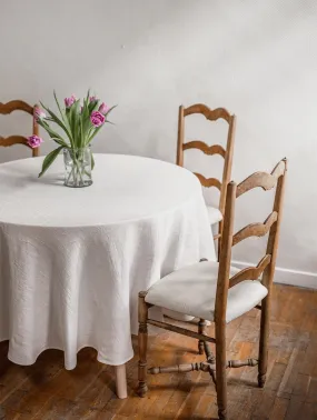 Round Linen Tablecloth | Multiple Colours