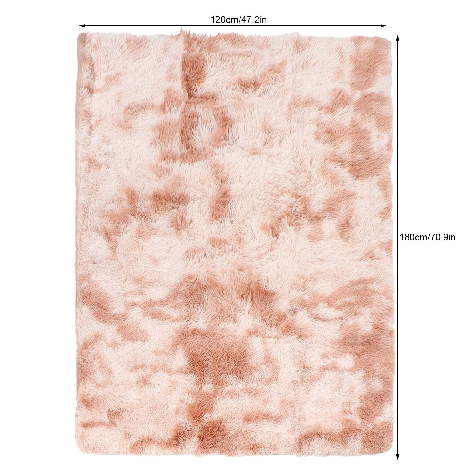 Shaggy Rug Ultra Soft Floor Carpet Home Living Room Bedroom Decoration 120x180cmCoffee
