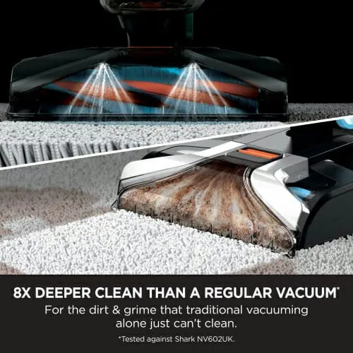 Shark CarpetXpert Built-In StainStriker Vacuum Cleaner - Rotator White | EX200uk