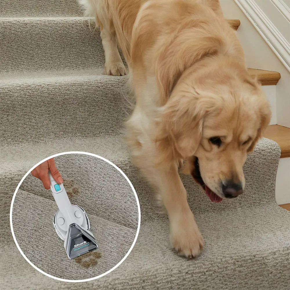 Shark CarpetXpert Built-In StainStriker Vacuum Cleaner - Rotator White | EX200uk