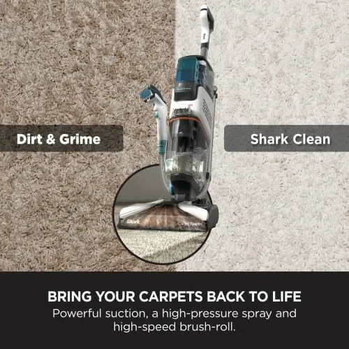 Shark CarpetXpert Built-In StainStriker Vacuum Cleaner - Rotator White | EX200uk