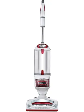 Shark NV501 Rotator Professional Lift-Away Upright Vacuum with HEPA Filter, Swivel Steering, LED Headlights, Wide Upholstery Tool, Dusting Brush & Crevice Tool, White/Red, 12, 18, 14.