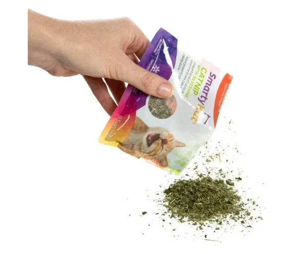 SmartyKat Catnip with Silvervine, Pure & Potent Blend for Cats, Resealable Pouch, 0.5 oz