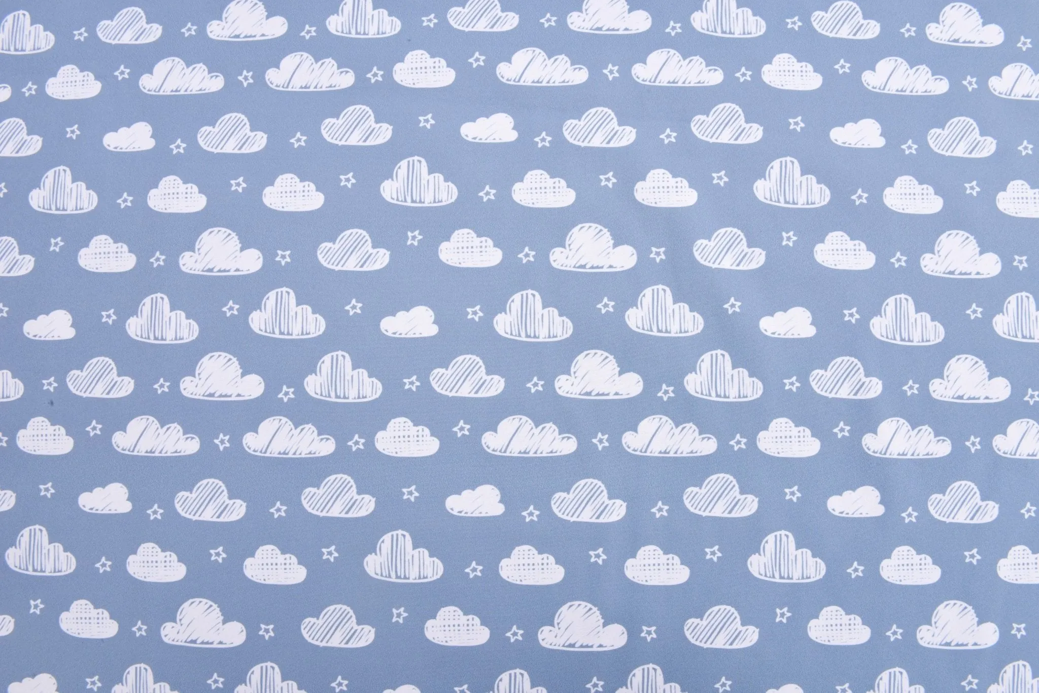 Softshell Digital Clouds Print Fabric