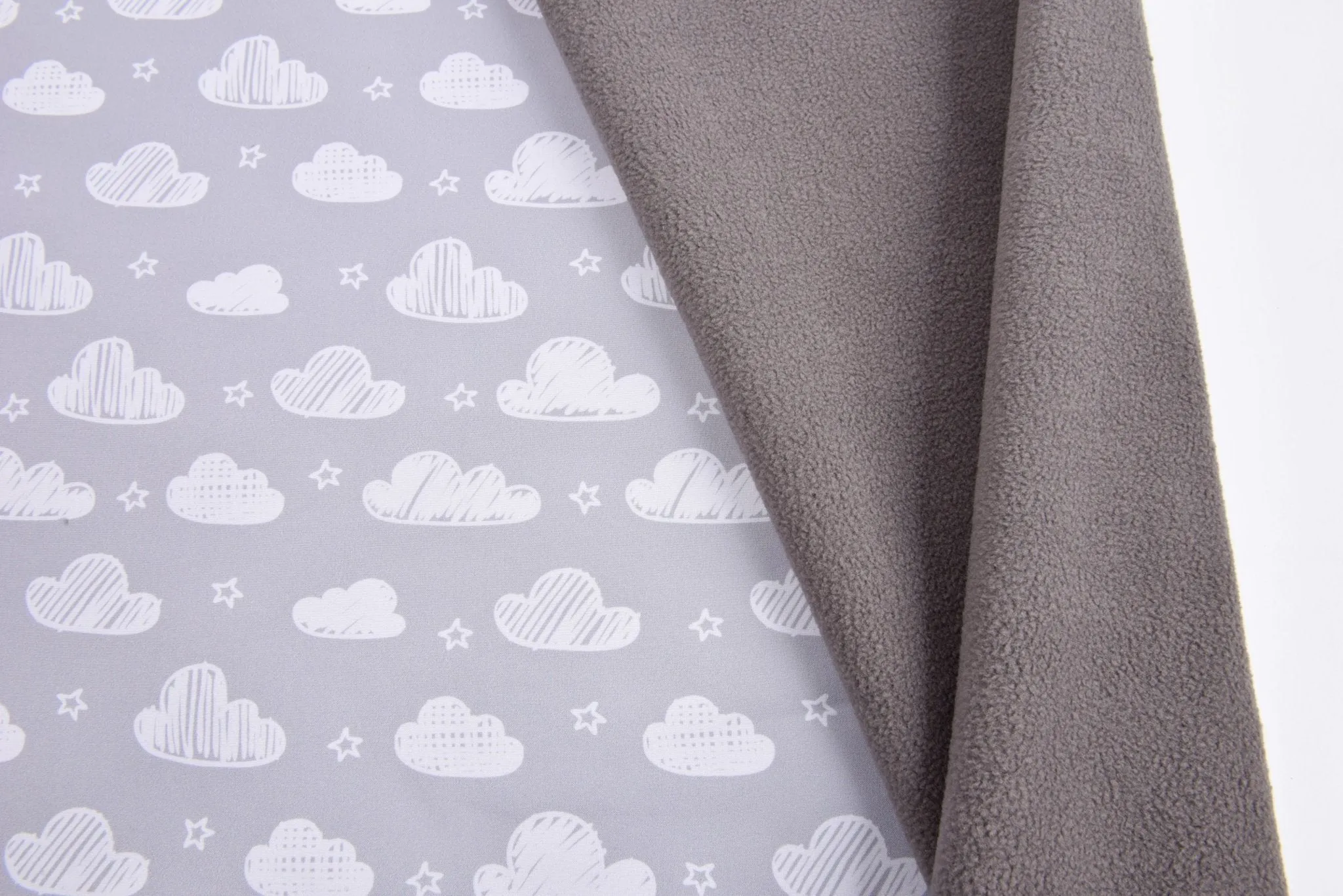 Softshell Digital Clouds Print Fabric