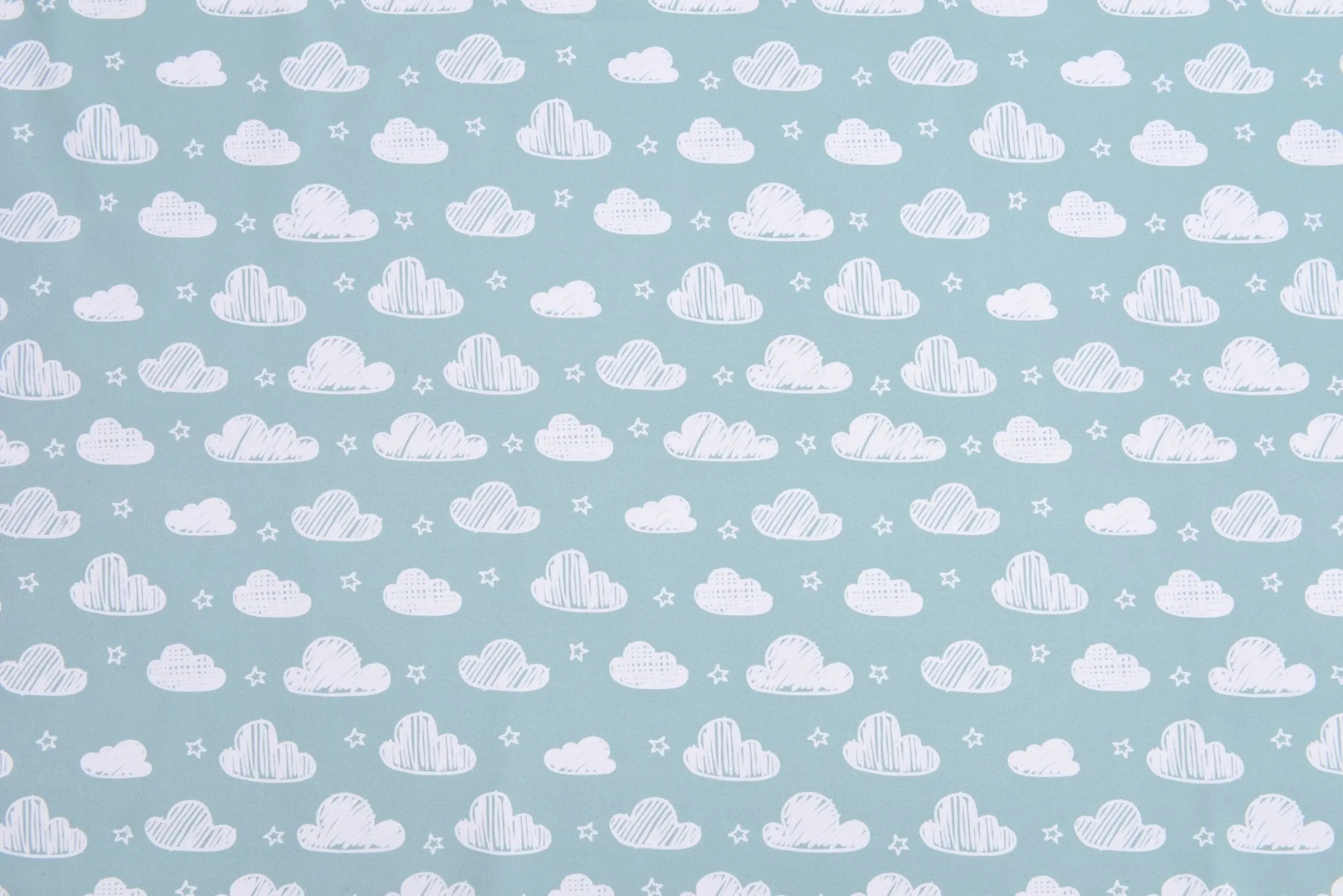 Softshell Digital Clouds Print Fabric