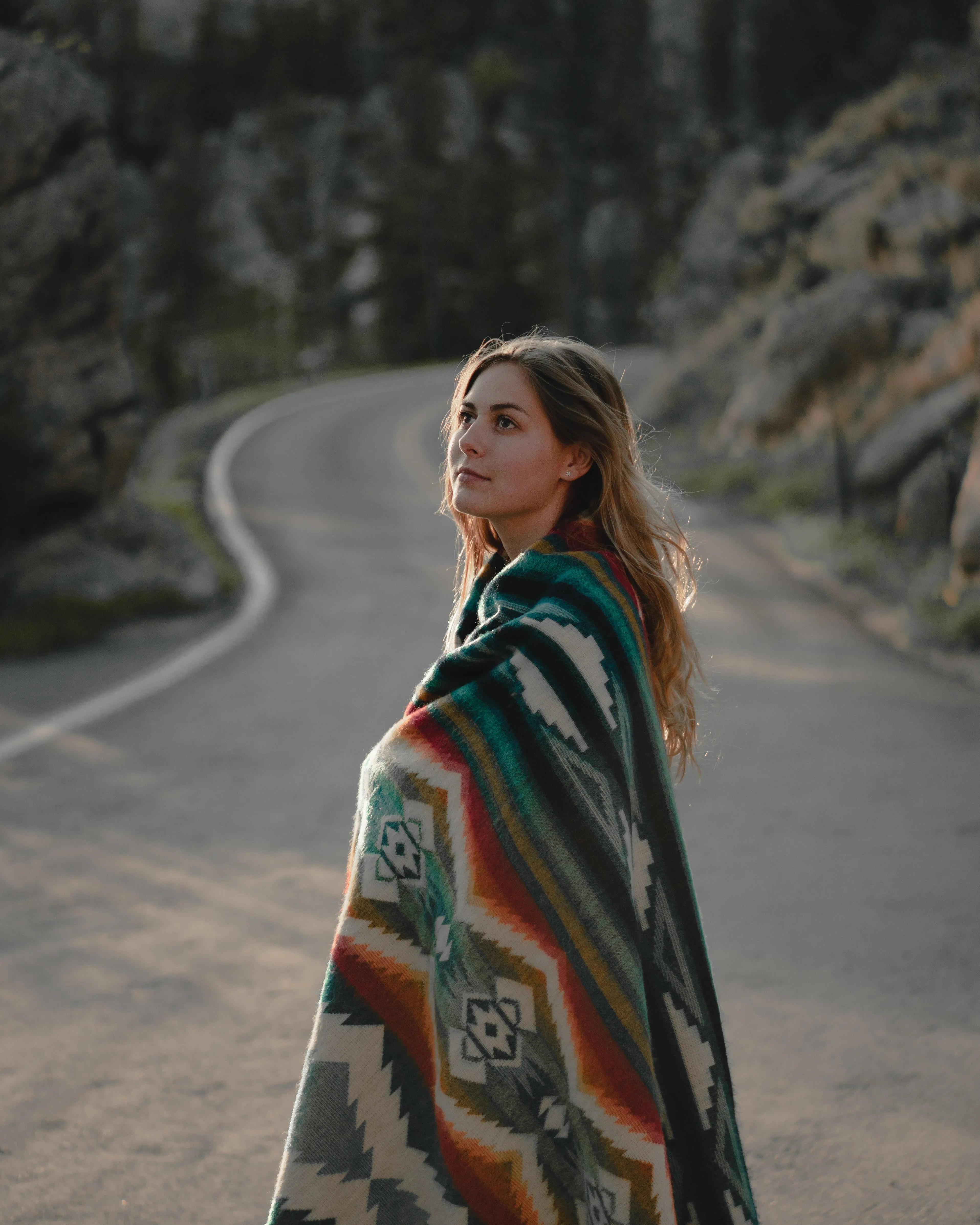 Spondylus Blanket - Sea Blue