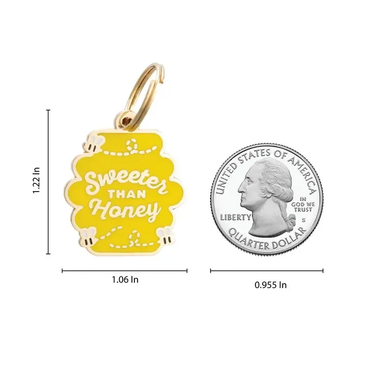 Sweeter Than Honey Pet ID Tag