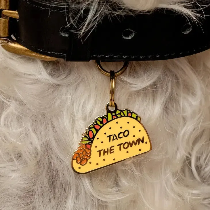 Taco the Town Pet ID Tag