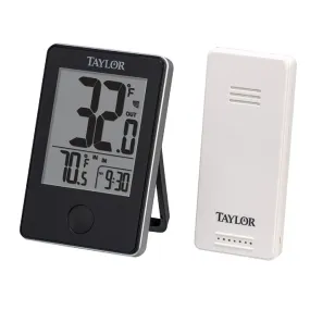 Taylor 1730 Wireless Thermometer, Digital, 32 to 122 deg F :EA: QUANTITY: 1