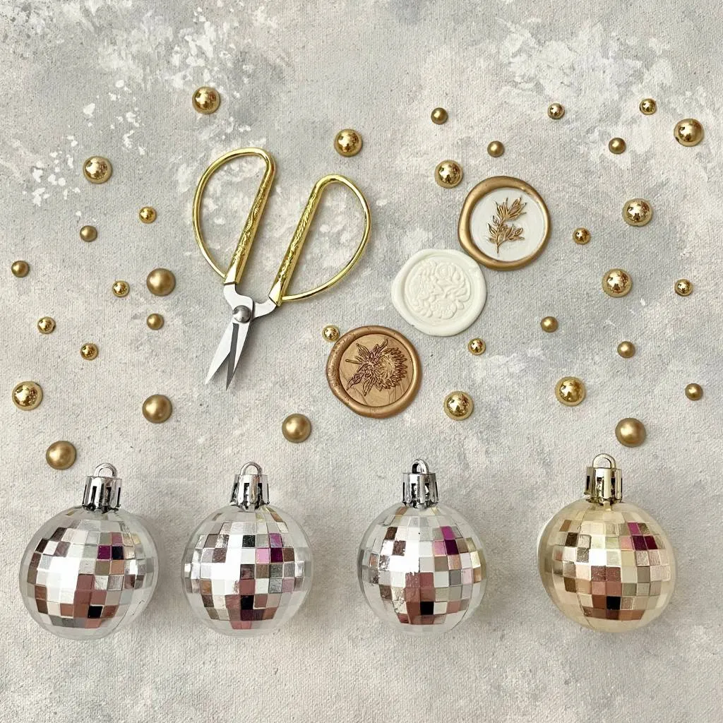 White & Gold Disco Glam Lay Flat Kit ~ 🎄HOLIDAY DEAL 🎄
