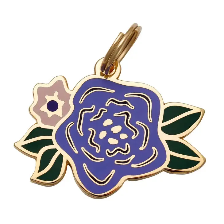 Wild Flower Pet ID Tag