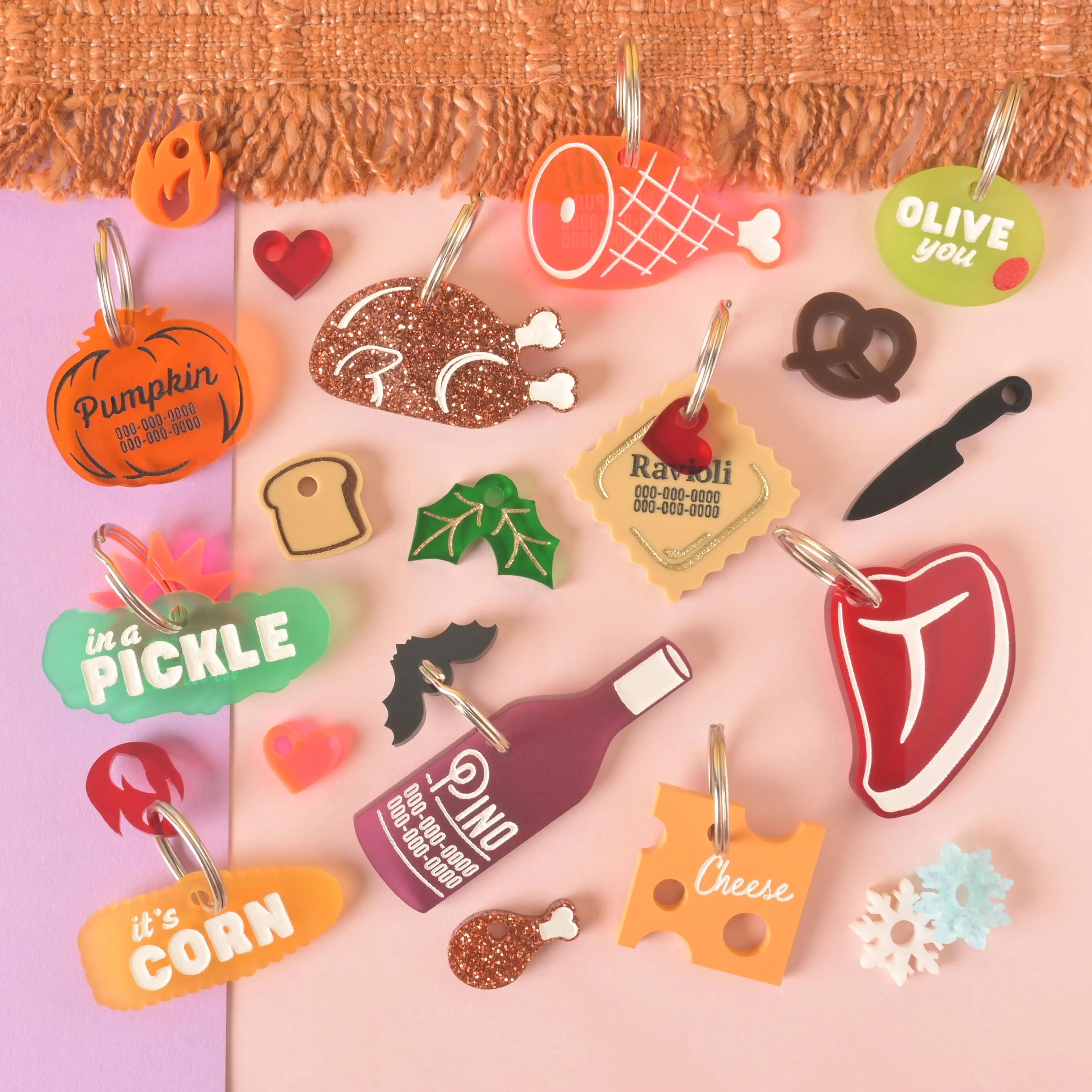 Wine Bottle Personalized Pet Tag