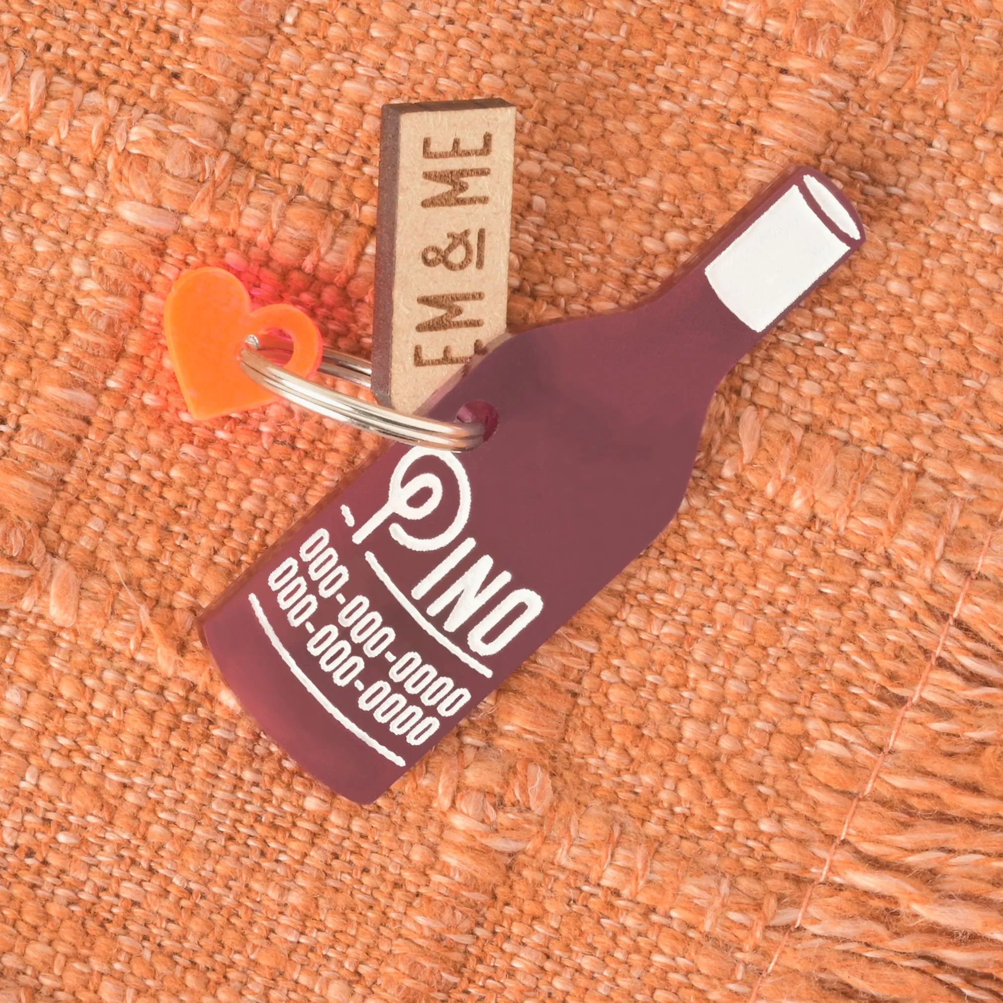 Wine Bottle Personalized Pet Tag