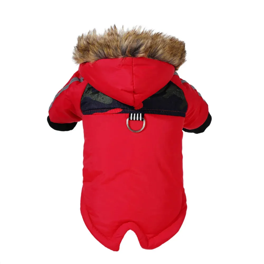 Winter Dog Jacket Coat for Small to Medium Dogs and Cats: Thicken Warm, Waterproof Hoodies for Your Pet - Windproof Yorkshire Outfits Included
