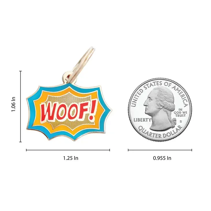 Woof! Pet ID Tag